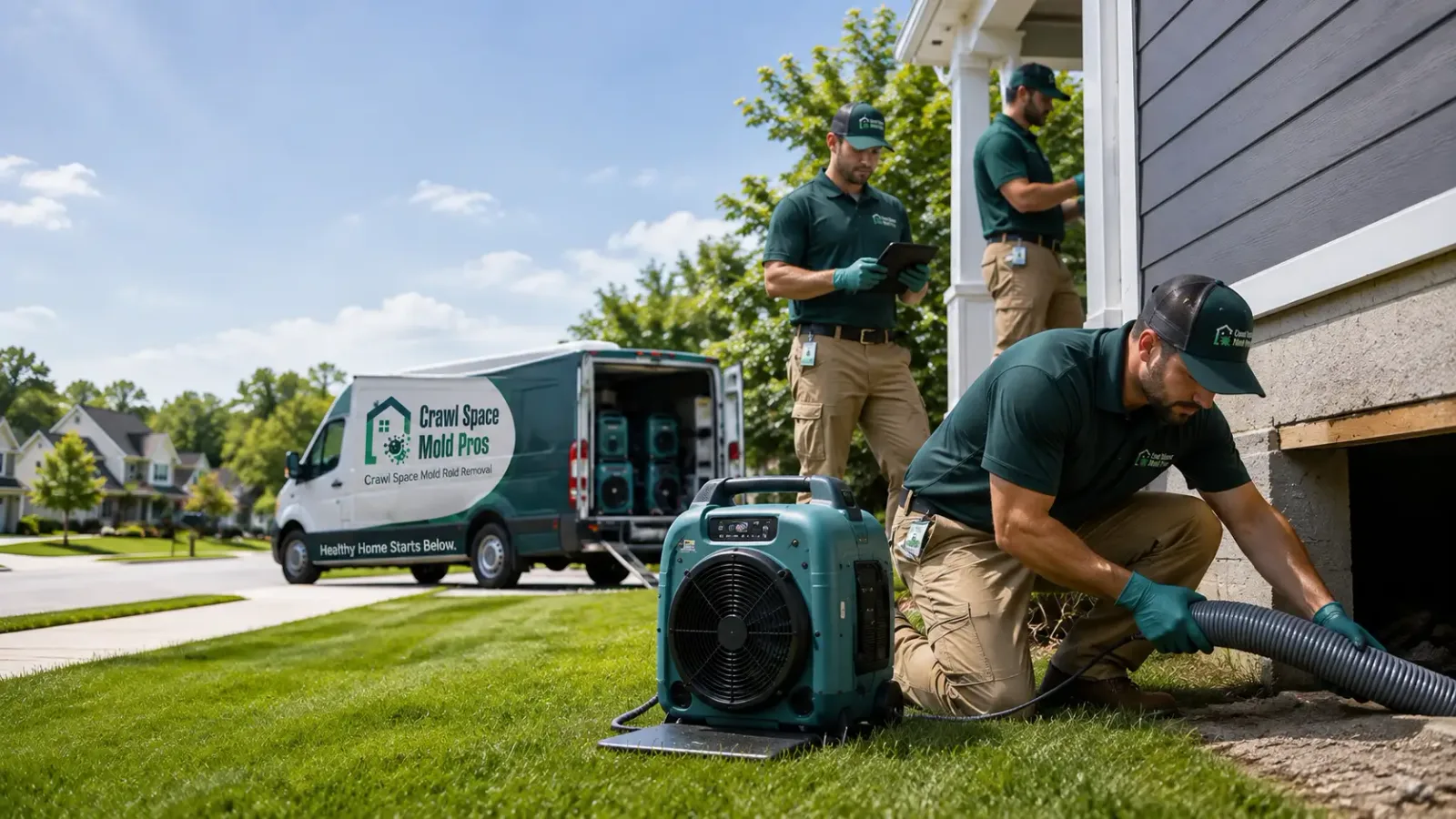 Crawl Space Mold Removal in Bentonville, AR